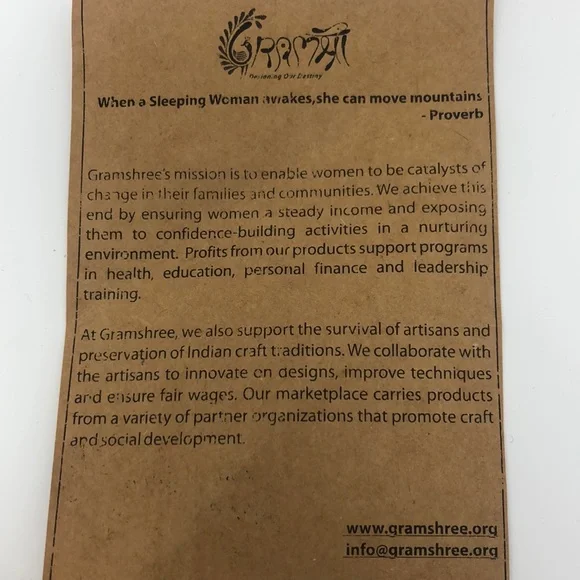 New! Gramshree Indian craft purse clutch - Picture 4 of 8